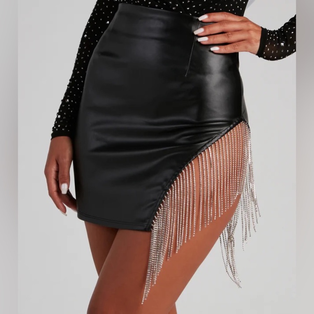 Bring On The Glam Mini Skirt
